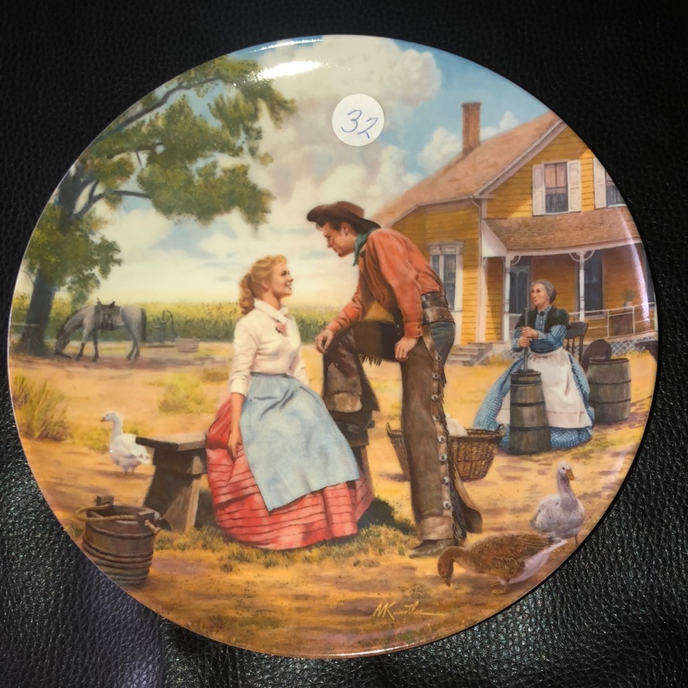 Oh, What a Beautiful Mornin' Knowles Collector Plate by Mort Künstler 1854